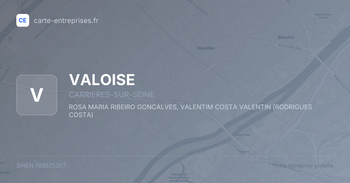 VALOISE — 788575207 — fiche entreprise