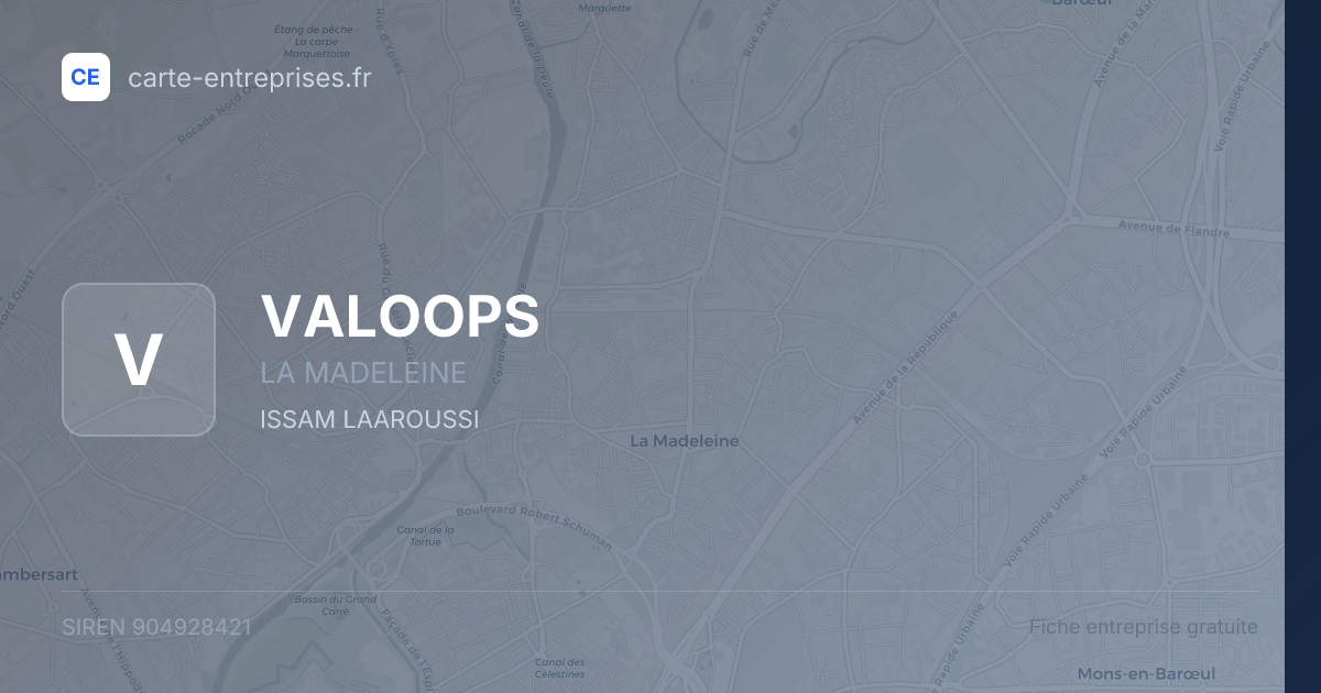 VALOOPS — 904928421 — fiche entreprise