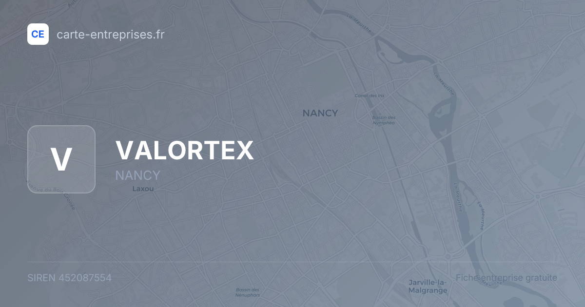 VALORTEX — 452087554 — fiche entreprise