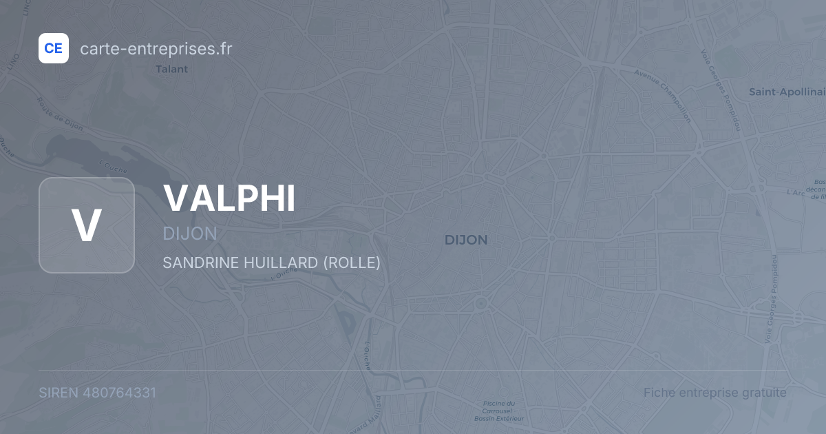 VALPHI — 480764331 — fiche entreprise