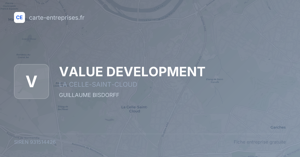 VALUE DEVELOPMENT — 931514426 — fiche entreprise