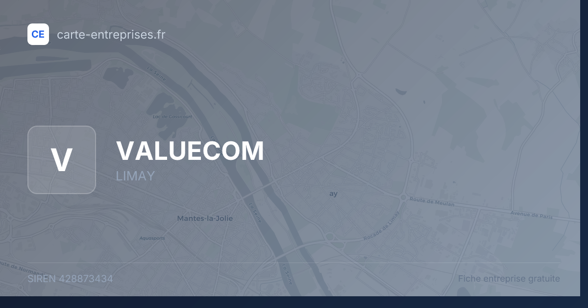VALUECOM — 428873434 — fiche entreprise