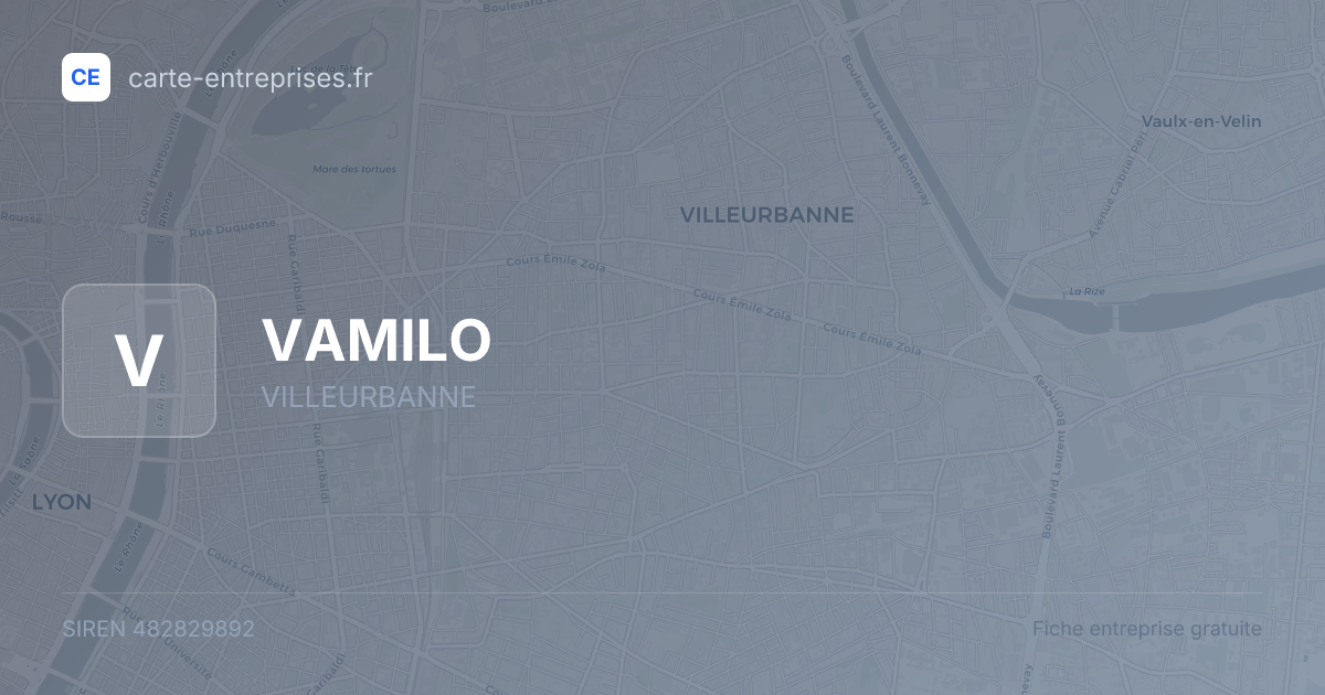VAMILO — 482829892 — fiche entreprise