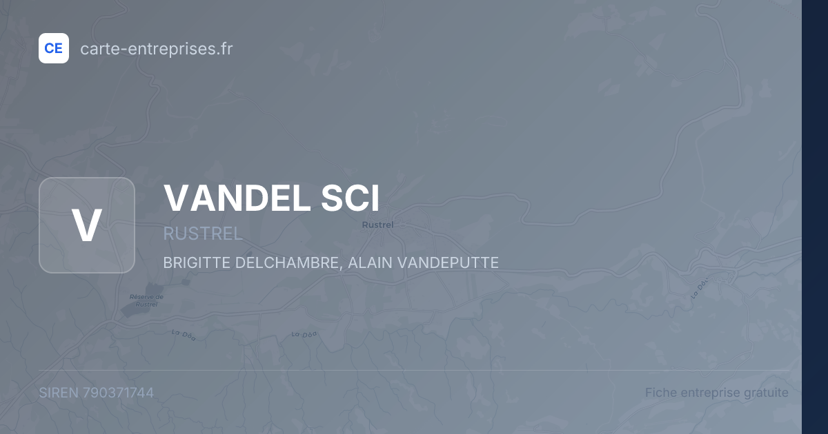 VANDEL SCI — 790371744 — fiche entreprise
