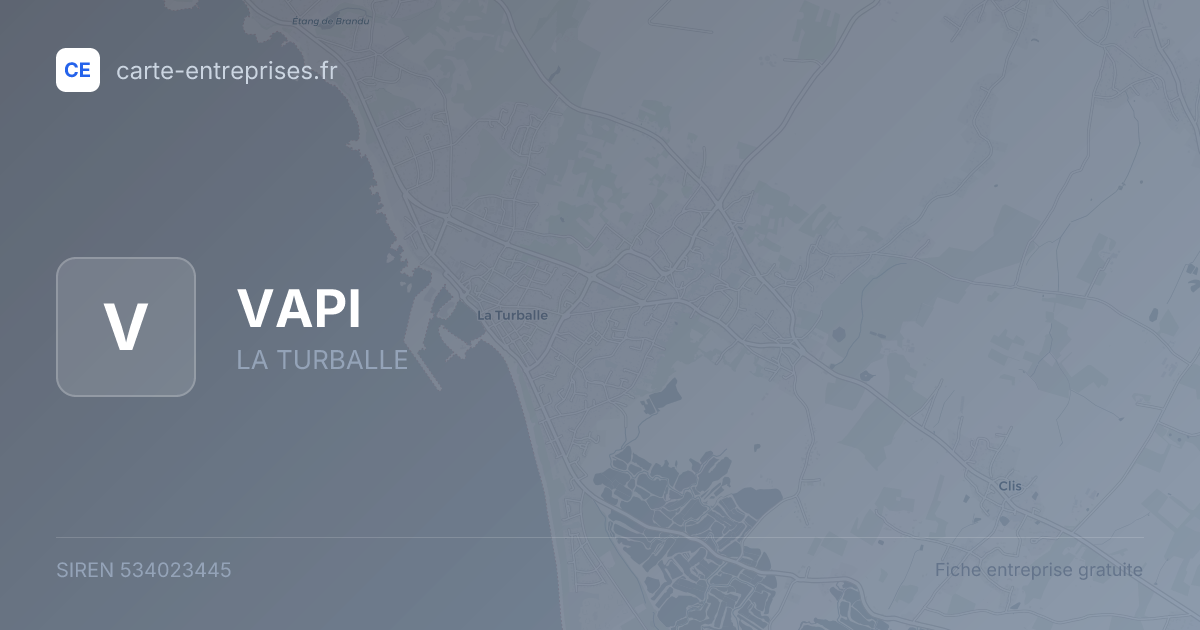 VAPI — 534023445 — fiche entreprise