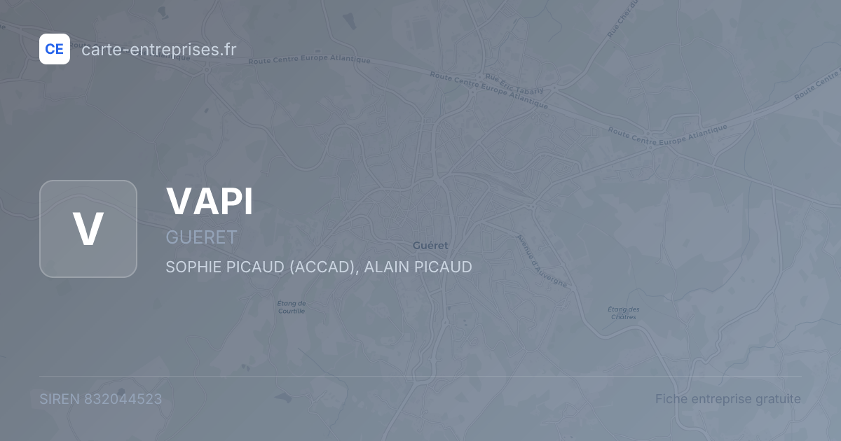 VAPI — 832044523 — fiche entreprise