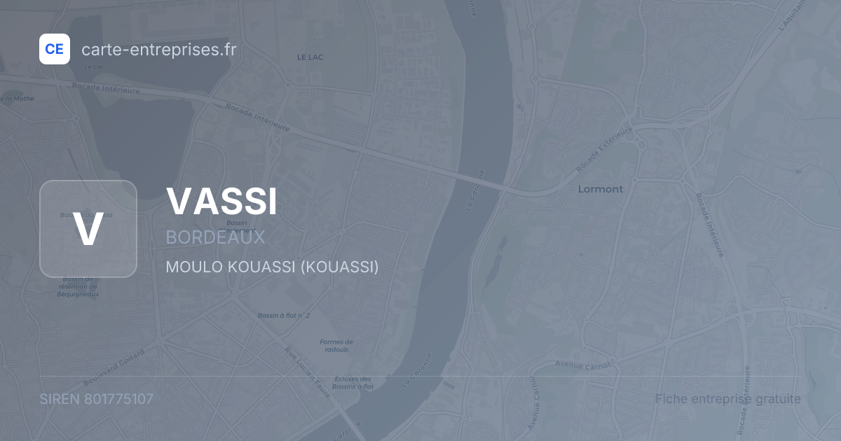 VASSI — 801775107 — fiche entreprise