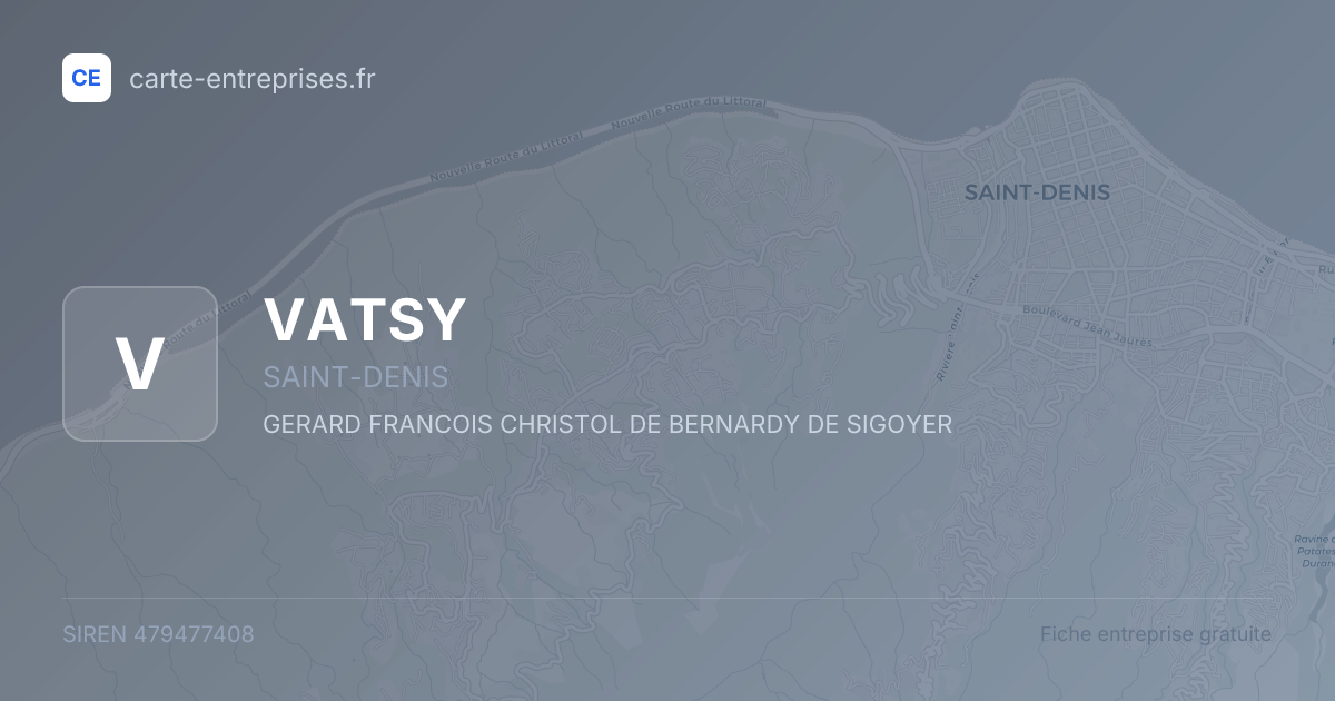 VATSY — 479477408 — fiche entreprise