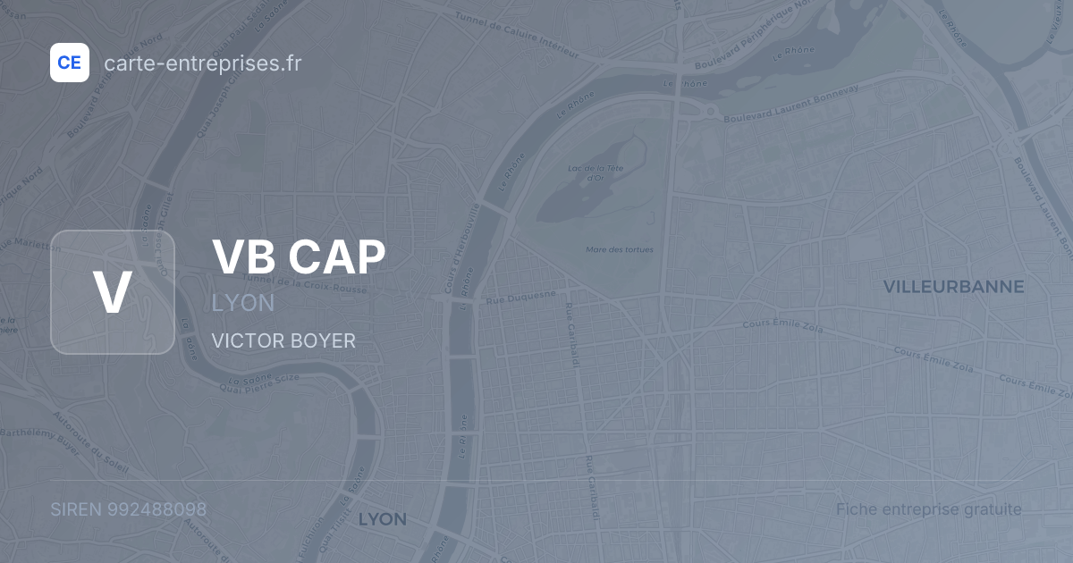 VB CAP — 992488098 — fiche entreprise