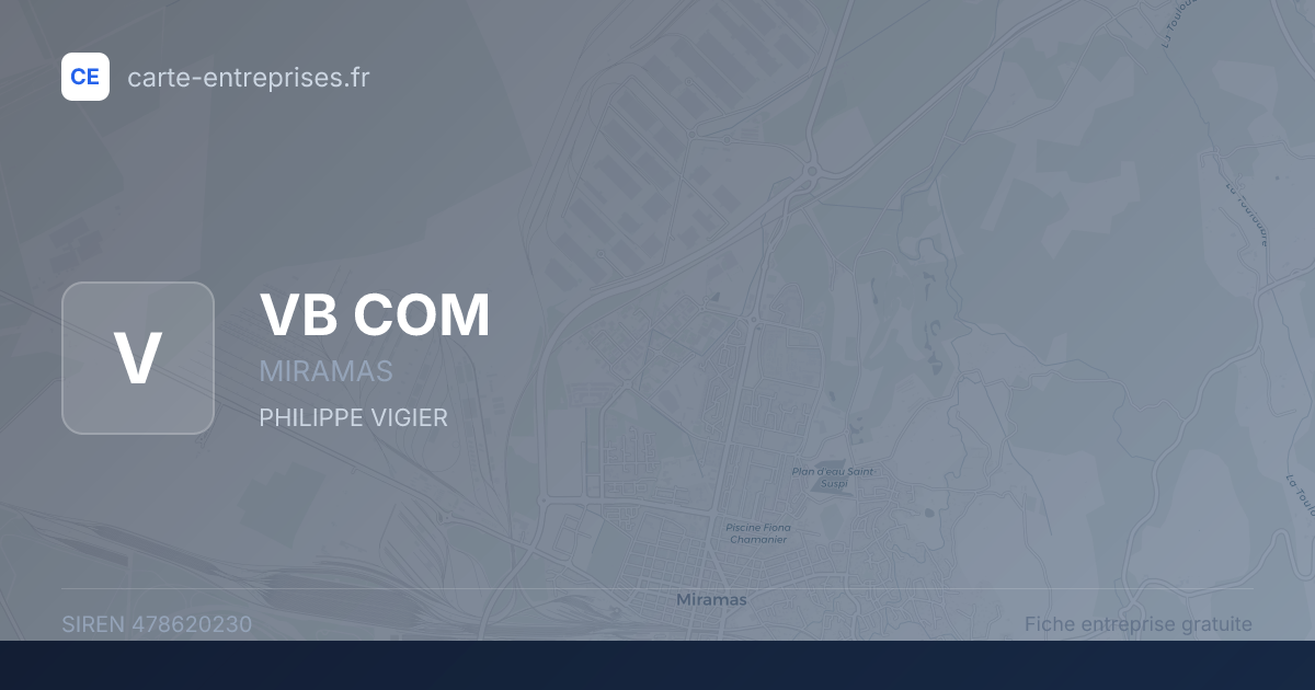 VB COM — 478620230 — fiche entreprise