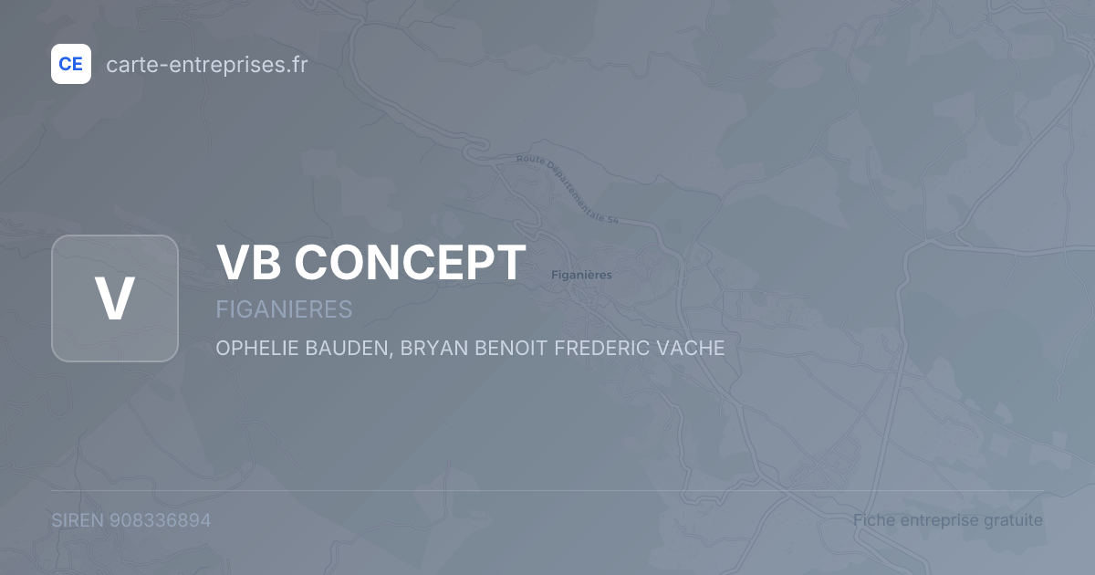 VB CONCEPT — 908336894 — fiche entreprise