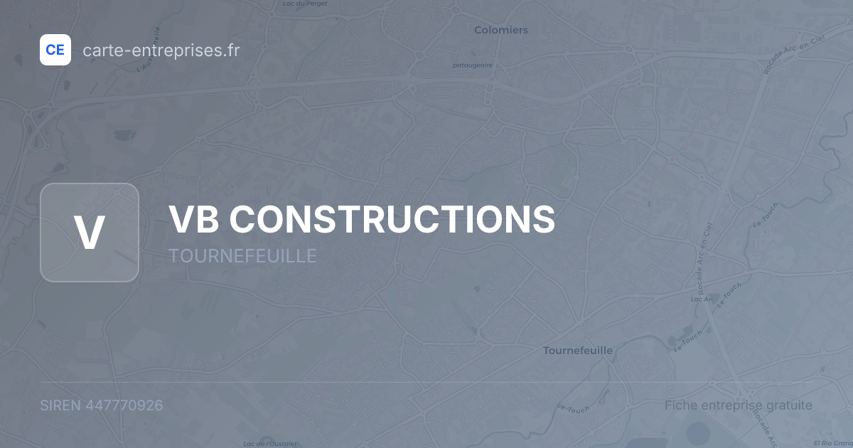 VB CONSTRUCTIONS — 447770926 — fiche entreprise