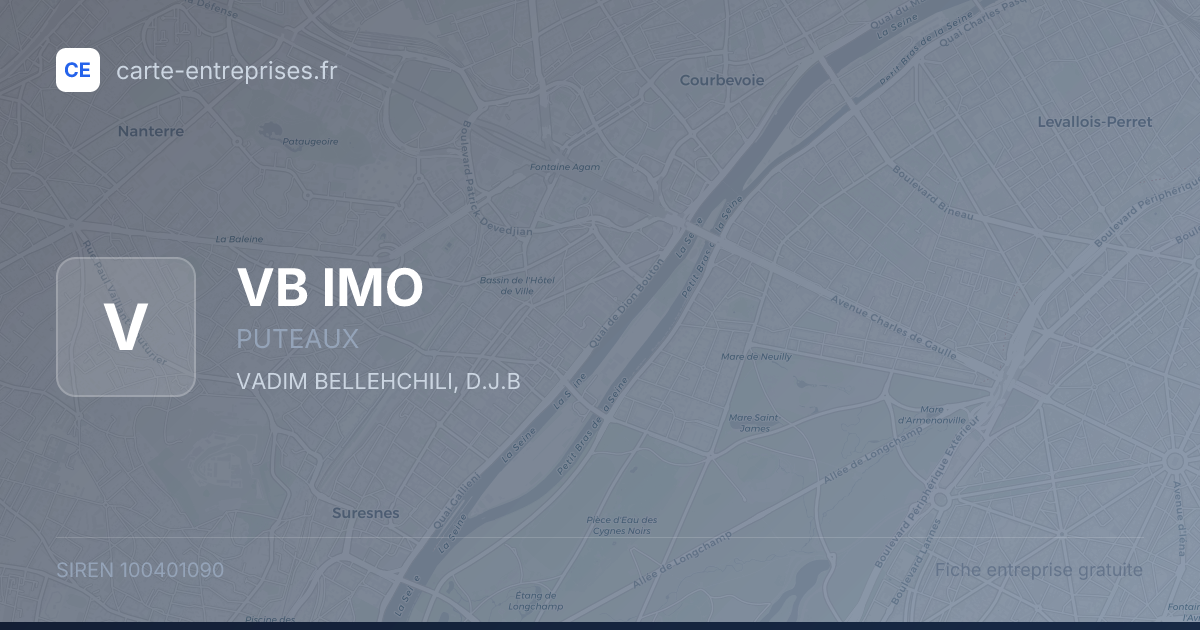 VB IMO — 100401090 — fiche entreprise