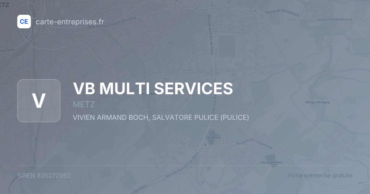 VB MULTI SERVICES — 835272592 — fiche entreprise