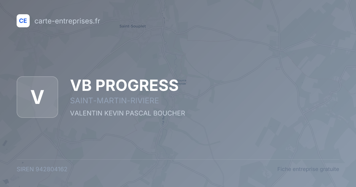 VB PROGRESS — 942804162 — fiche entreprise