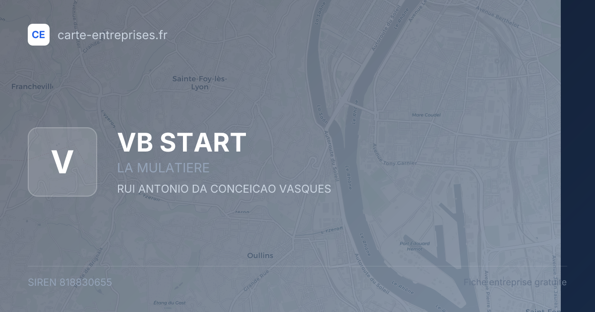 VB START — 818830655 — fiche entreprise