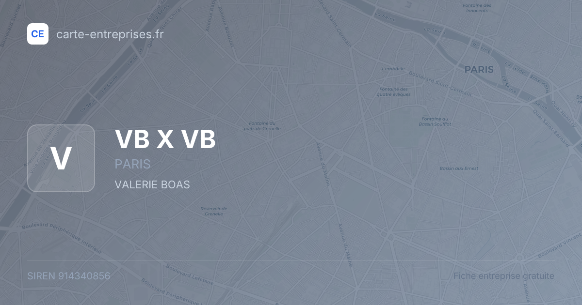 VB X VB — 914340856 — fiche entreprise