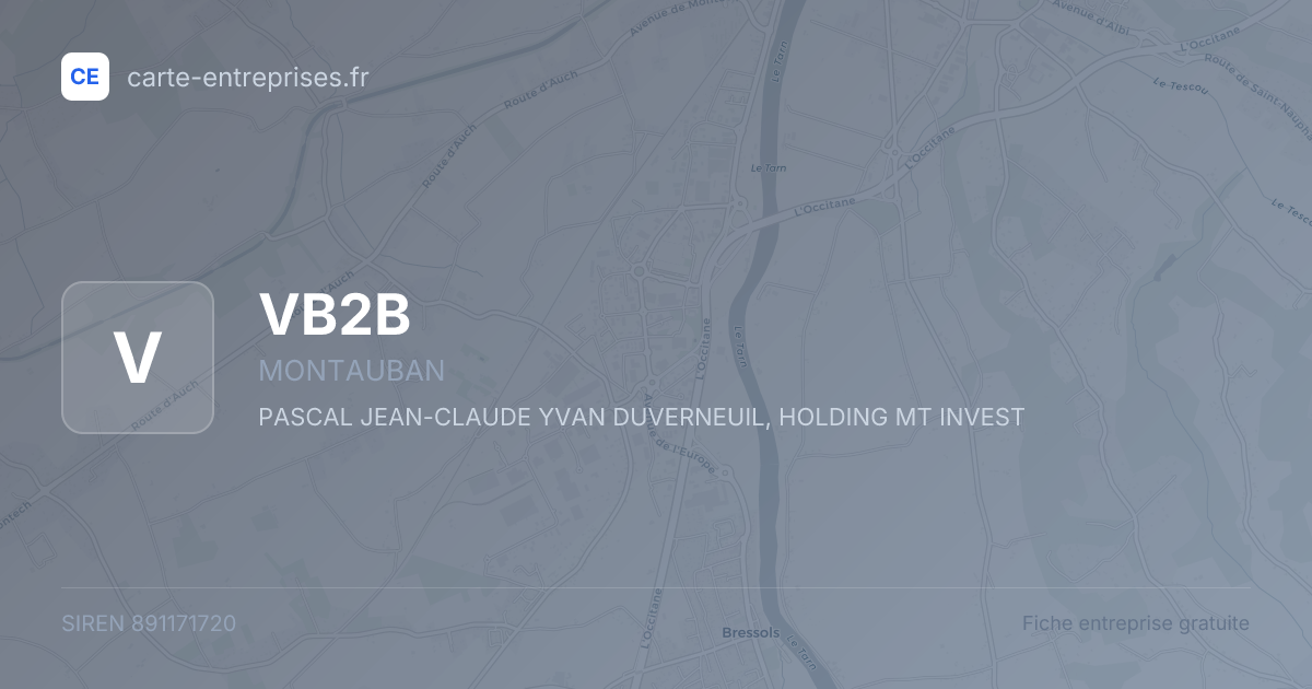 VB2B — 891171720 — fiche entreprise