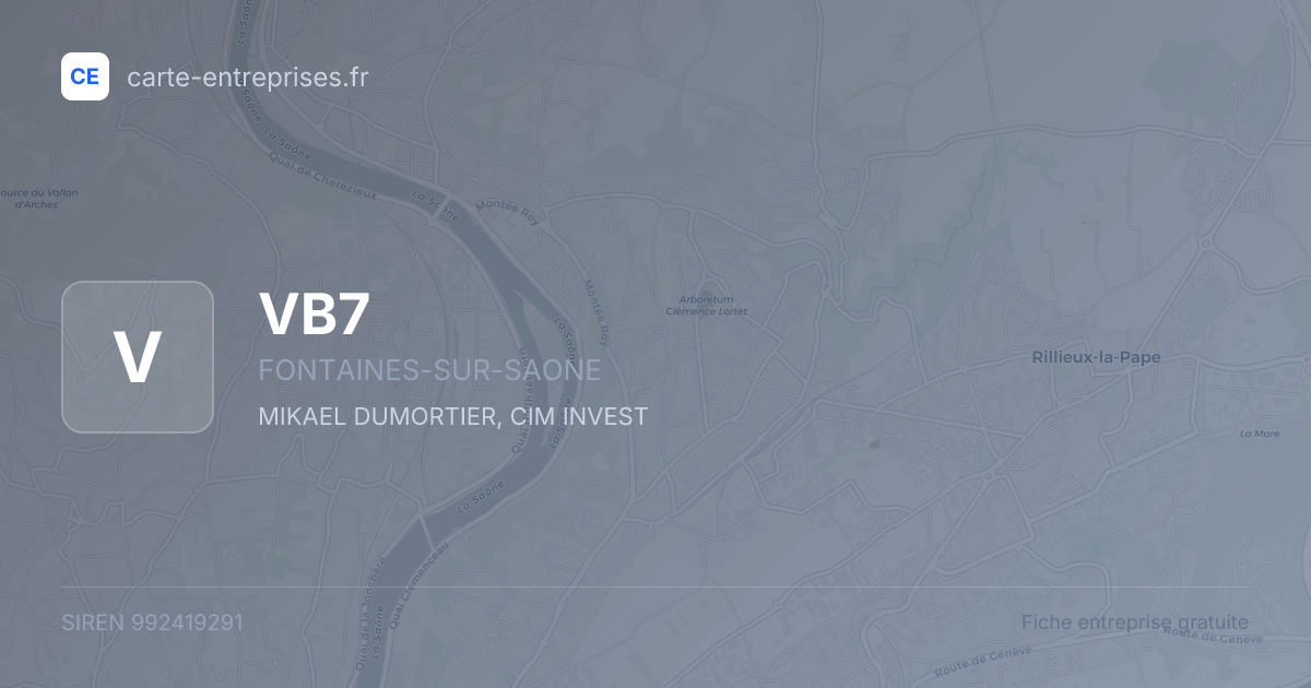 VB7 — 992419291 — fiche entreprise