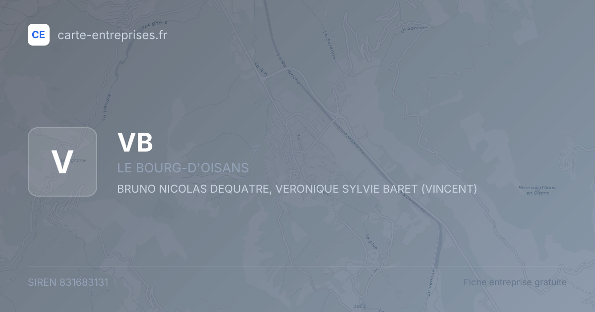 VB — 831683131 — fiche entreprise