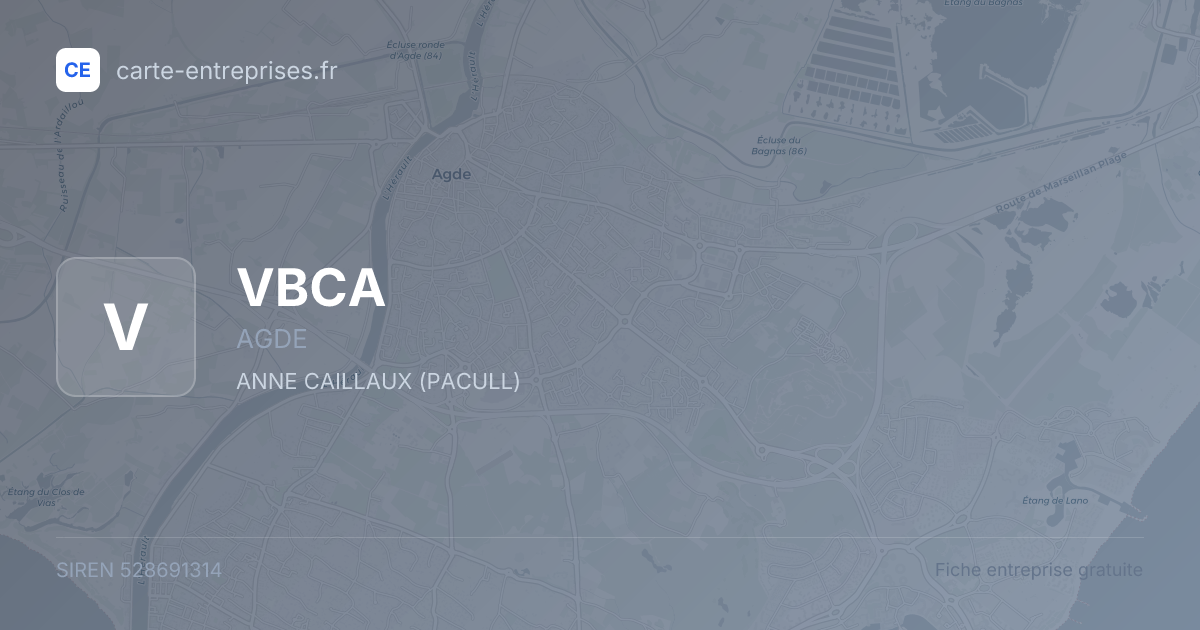 VBCA — 528691314 — fiche entreprise