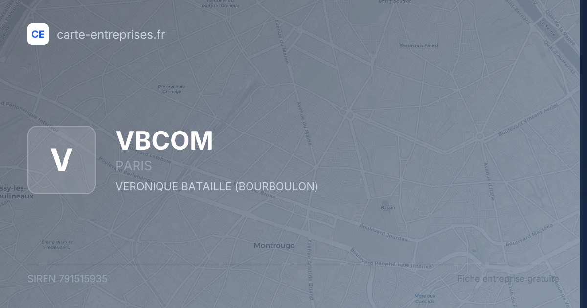 VBCOM — 791515935 — fiche entreprise