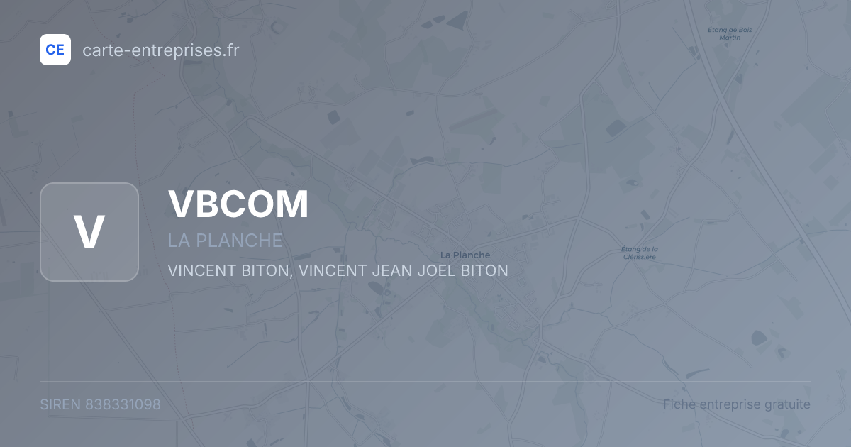 VBCOM — 838331098 — fiche entreprise
