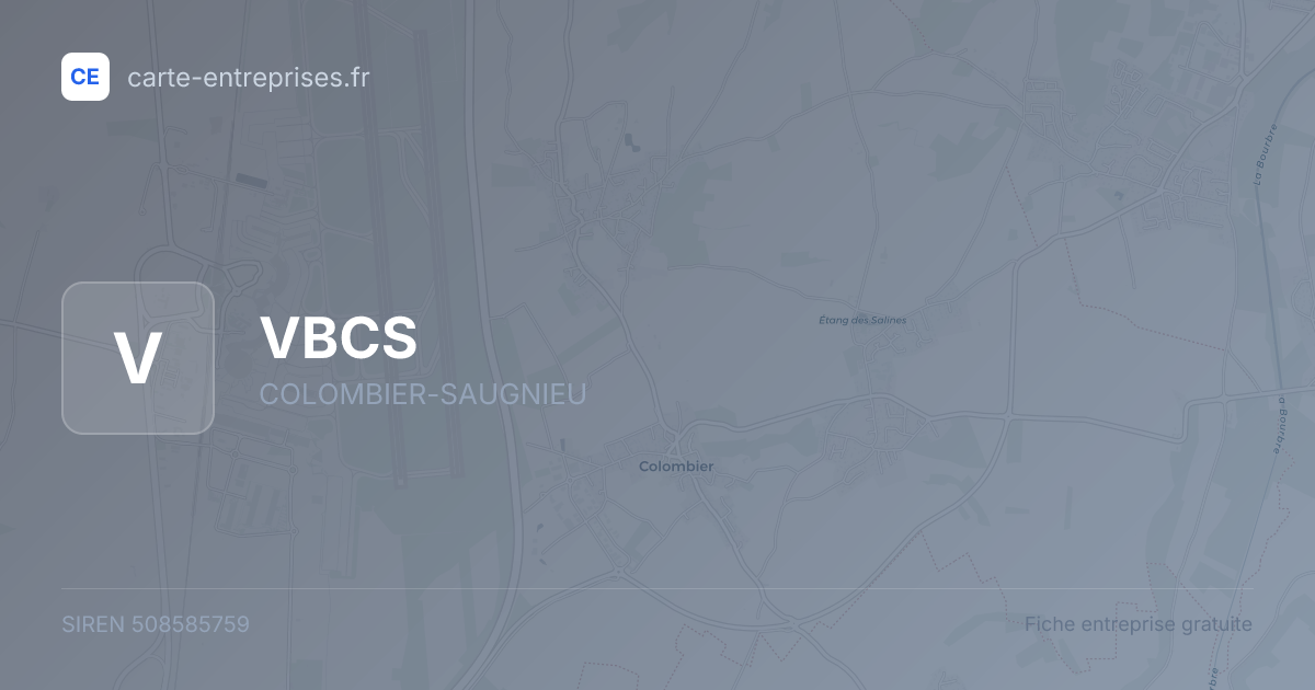 VBCS — 508585759 — fiche entreprise
