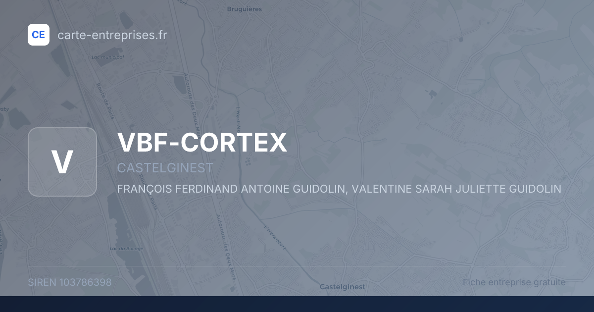 VBF-CORTEX — 103786398 — fiche entreprise