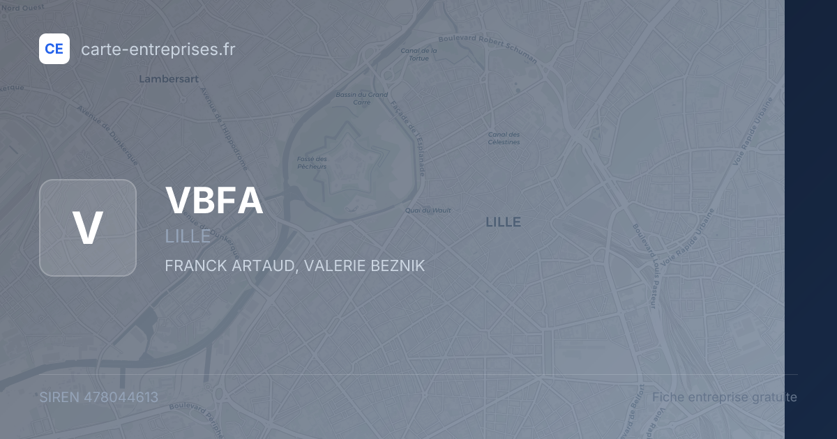 VBFA — 478044613 — fiche entreprise