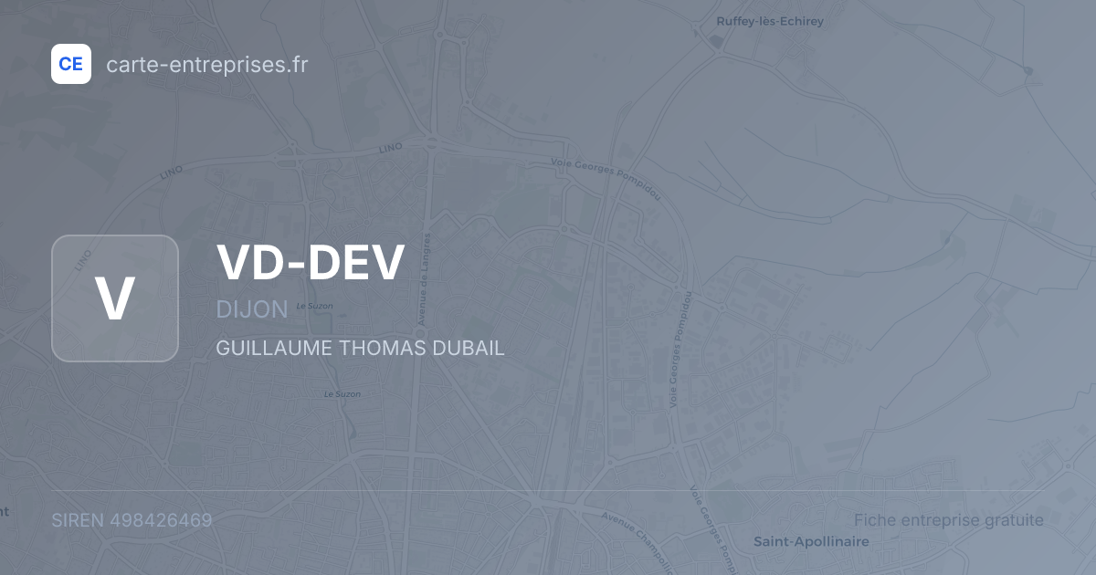 VD-DEV — 498426469 — fiche entreprise