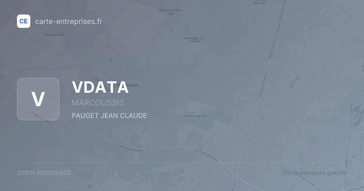 VDATA — 403006406 — fiche entreprise
