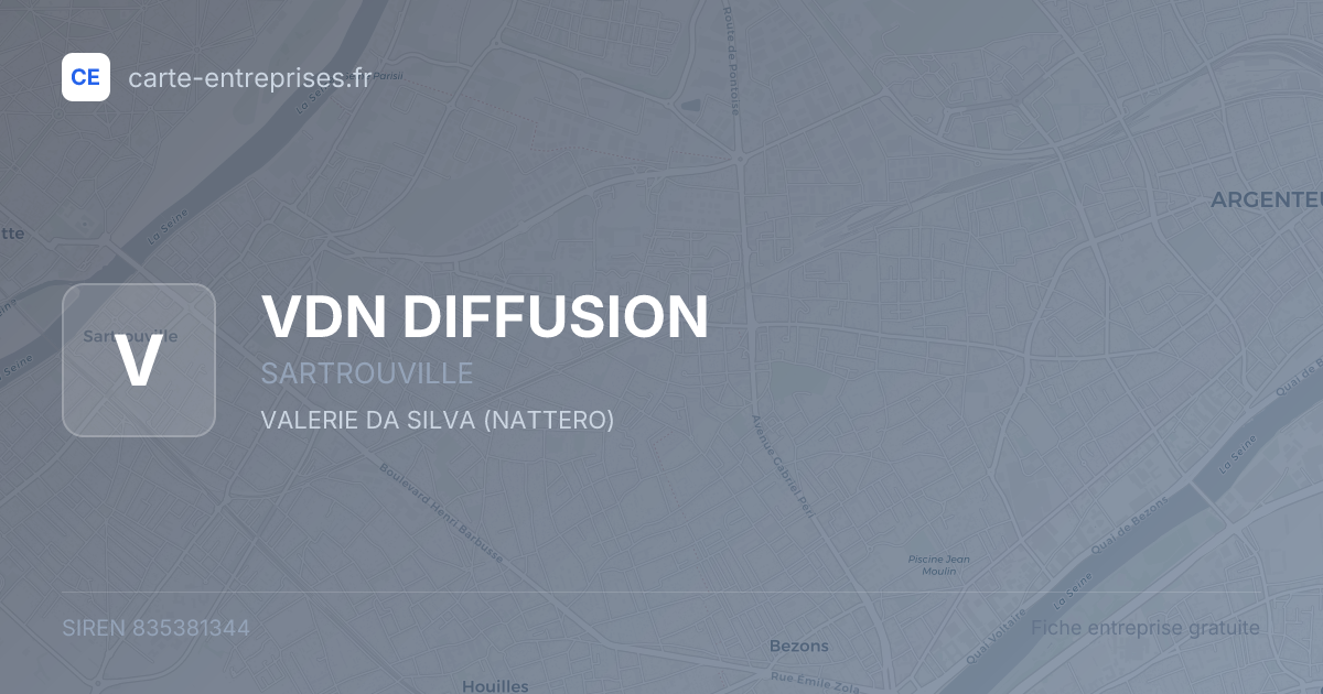 VDN DIFFUSION — 835381344 — fiche entreprise