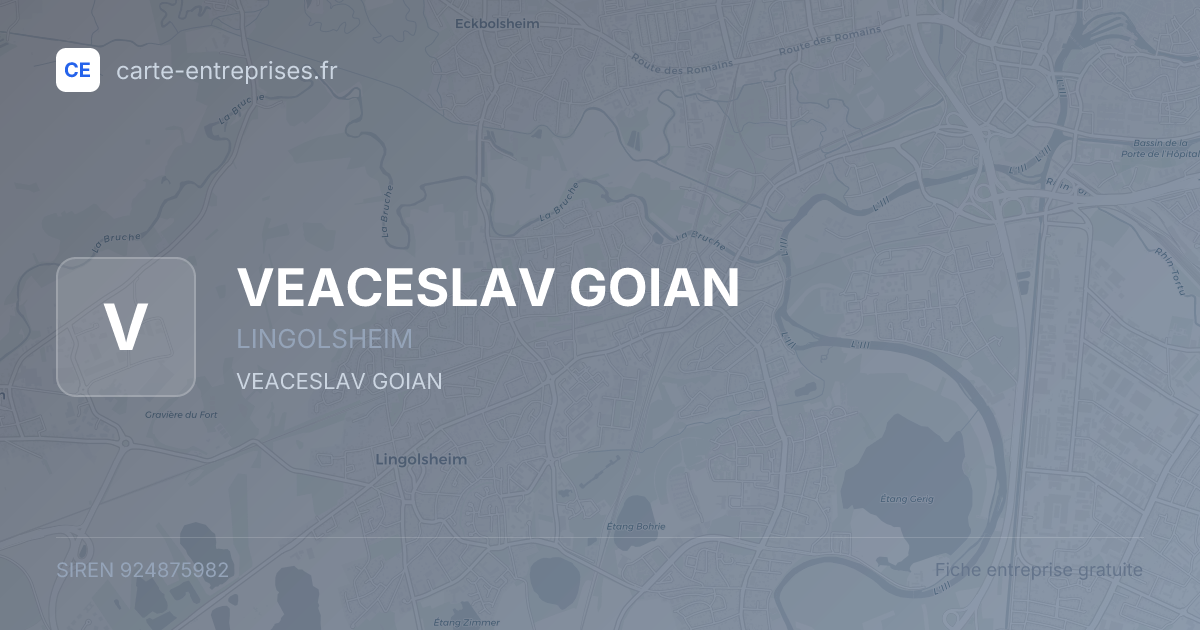 VEACESLAV GOIAN — 924875982 — fiche entreprise