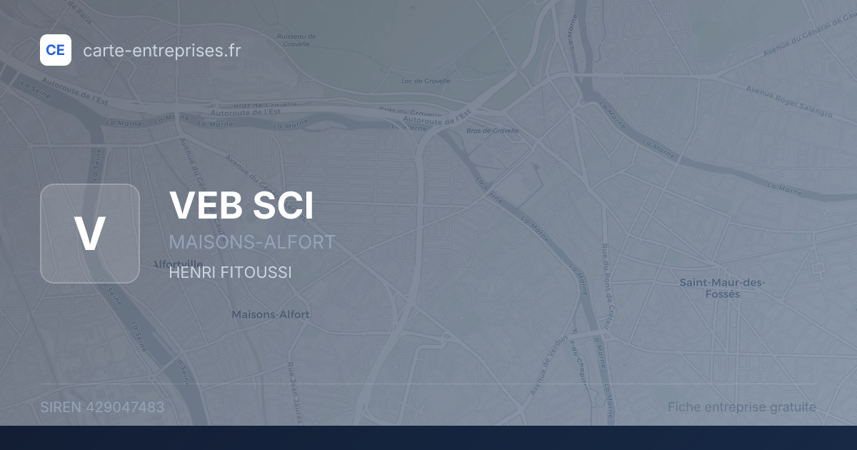 VEB SCI — 429047483 — fiche entreprise