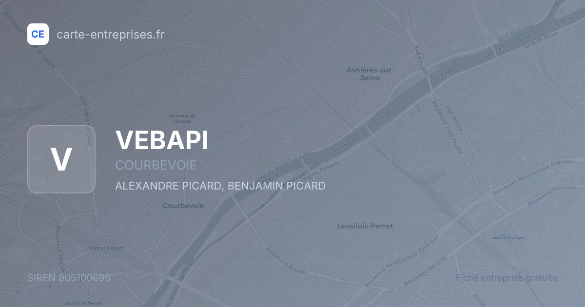 VEBAPI — 905100699 — fiche entreprise