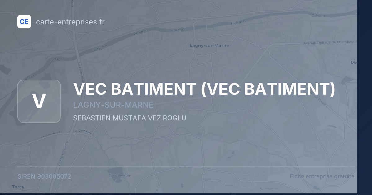 VEC BATIMENT — 903005072 — fiche entreprise