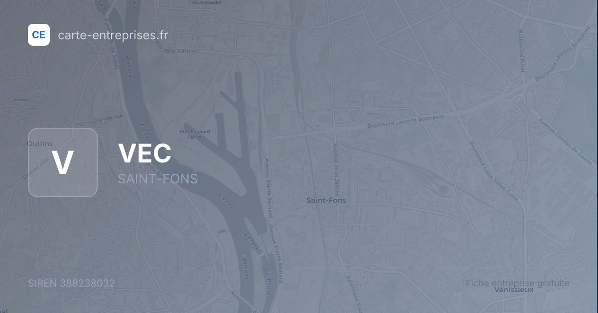 VEC — 388238032 — fiche entreprise
