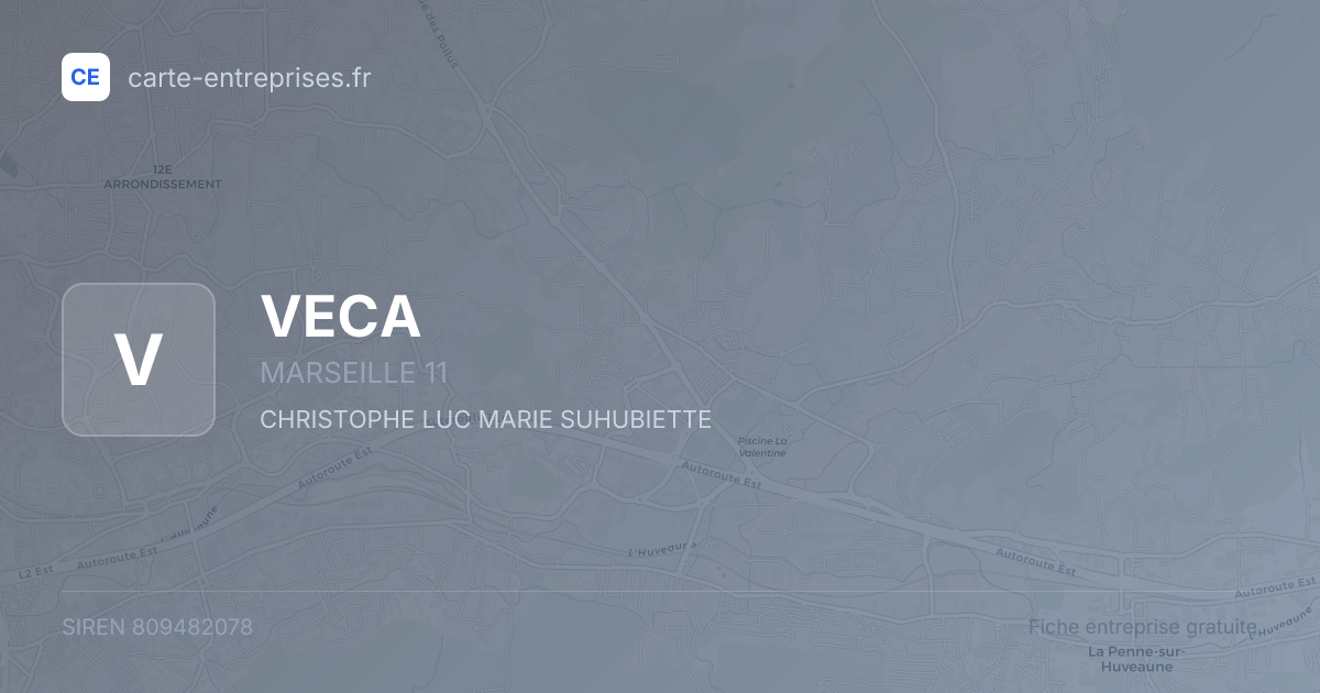 VECA — 809482078 — fiche entreprise
