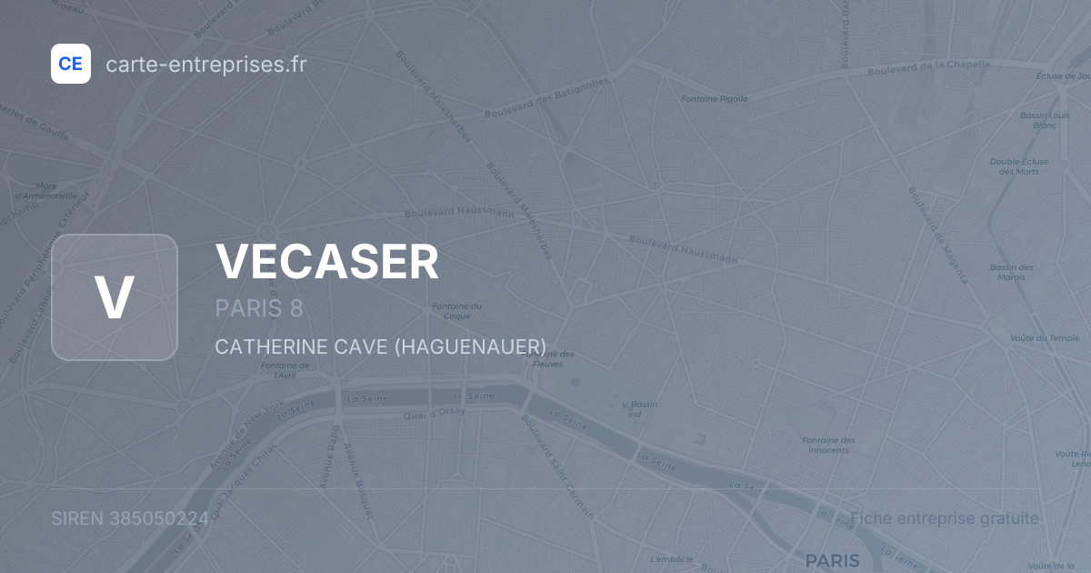 VECASER — 385050224 — fiche entreprise