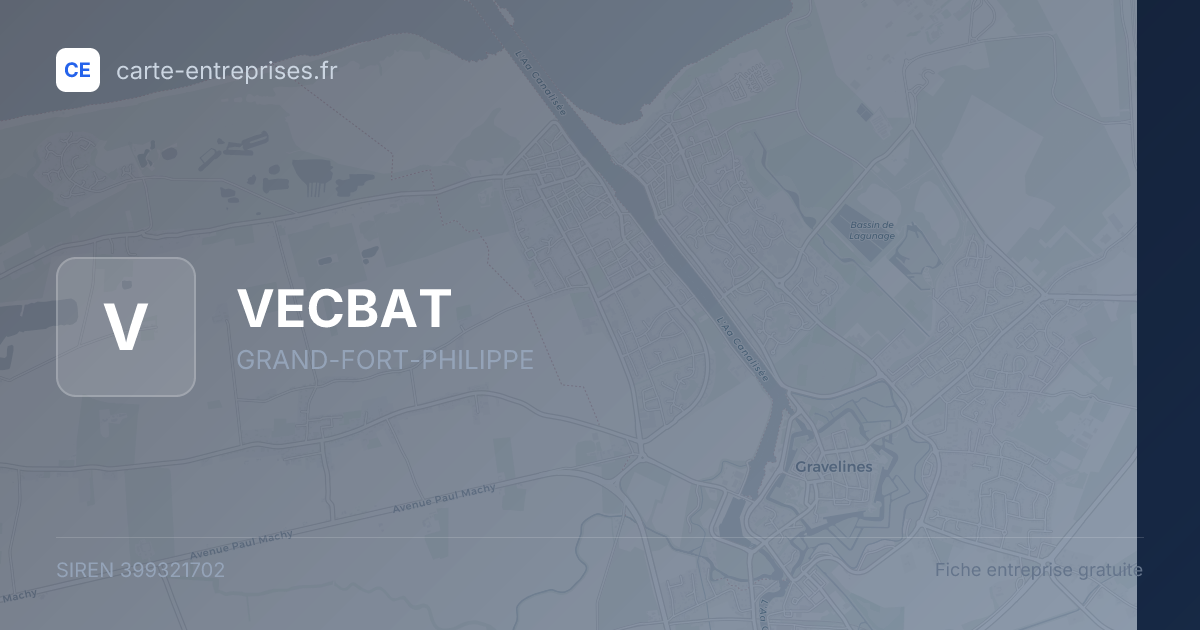 VECBAT — 399321702 — fiche entreprise