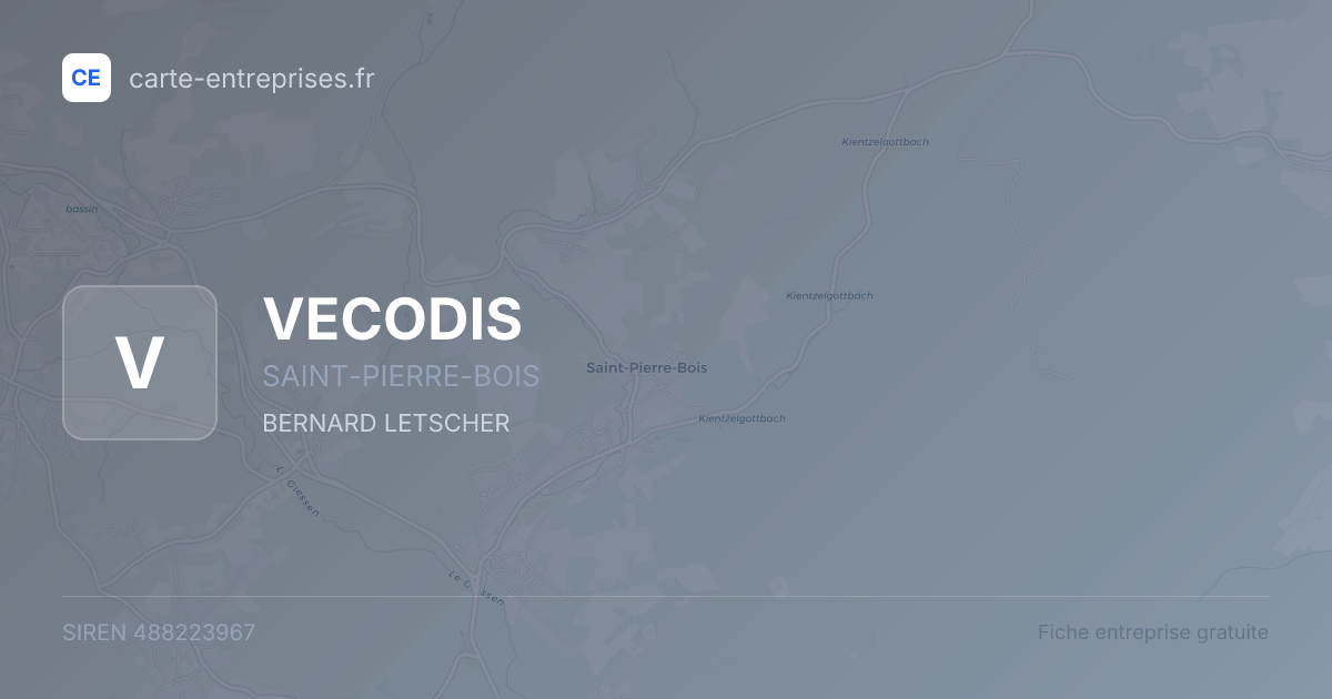 VECODIS — 488223967 — fiche entreprise