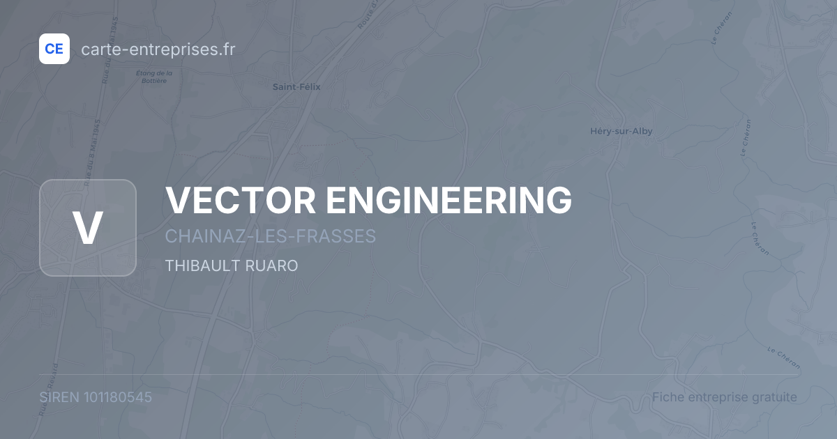 VECTOR ENGINEERING — 101180545 — fiche entreprise