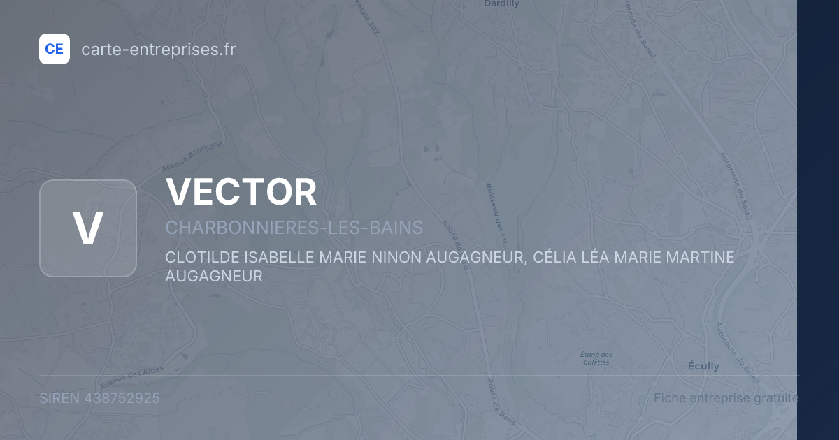 VECTOR — 438752925 — fiche entreprise