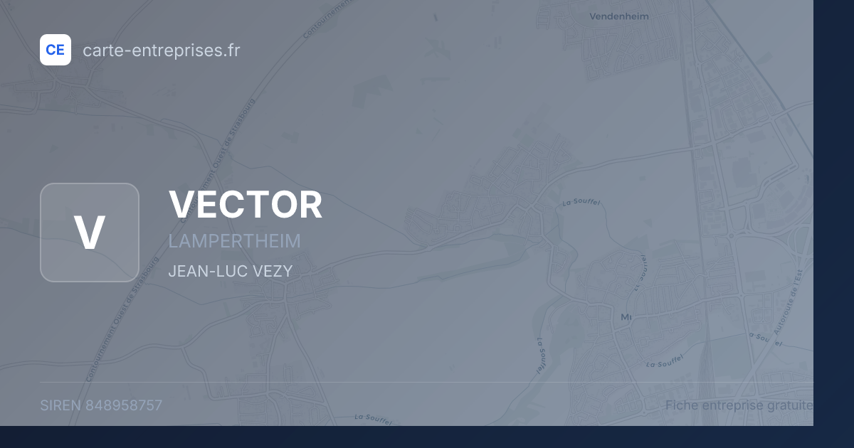 VECTOR — 848958757 — fiche entreprise