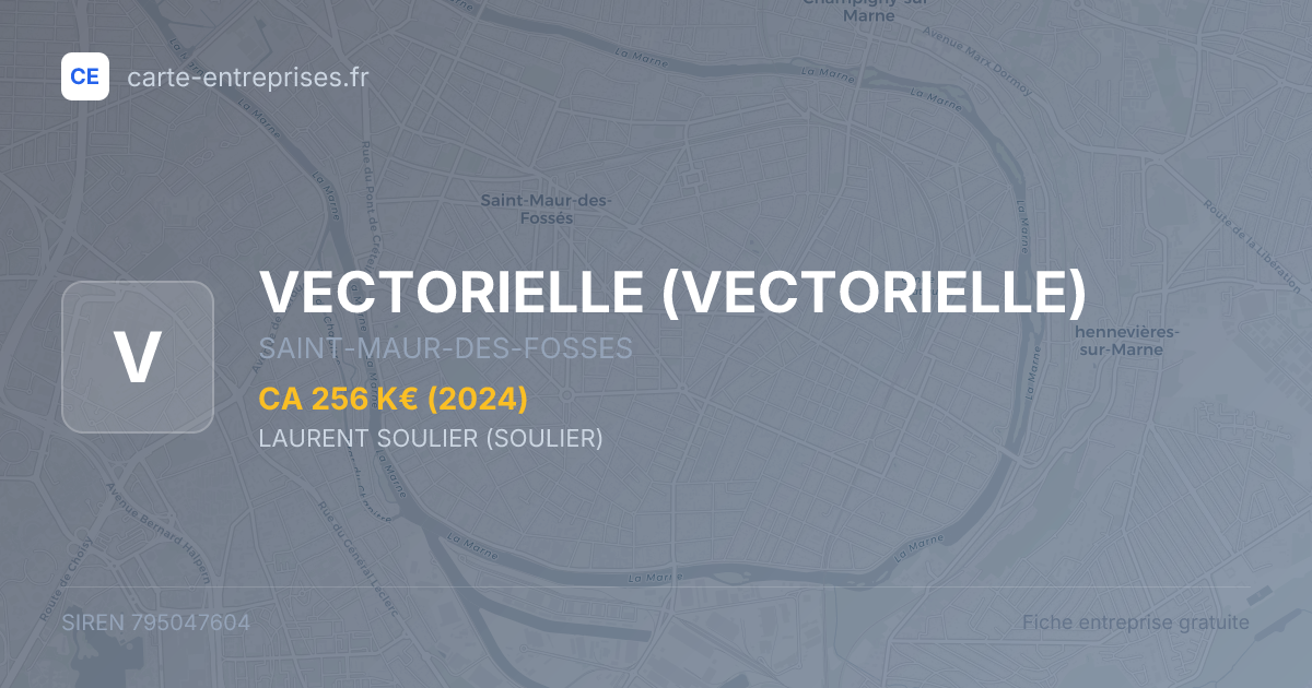 VECTORIELLE — 795047604 — fiche entreprise