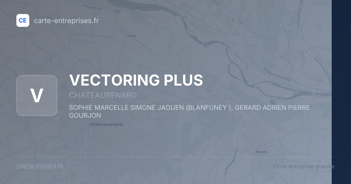 VECTORING PLUS — 911185478 — fiche entreprise