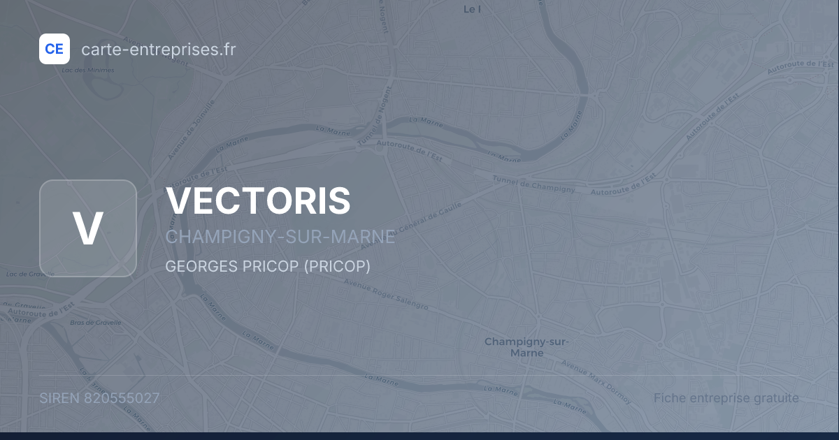 VECTORIS — 820555027 — fiche entreprise