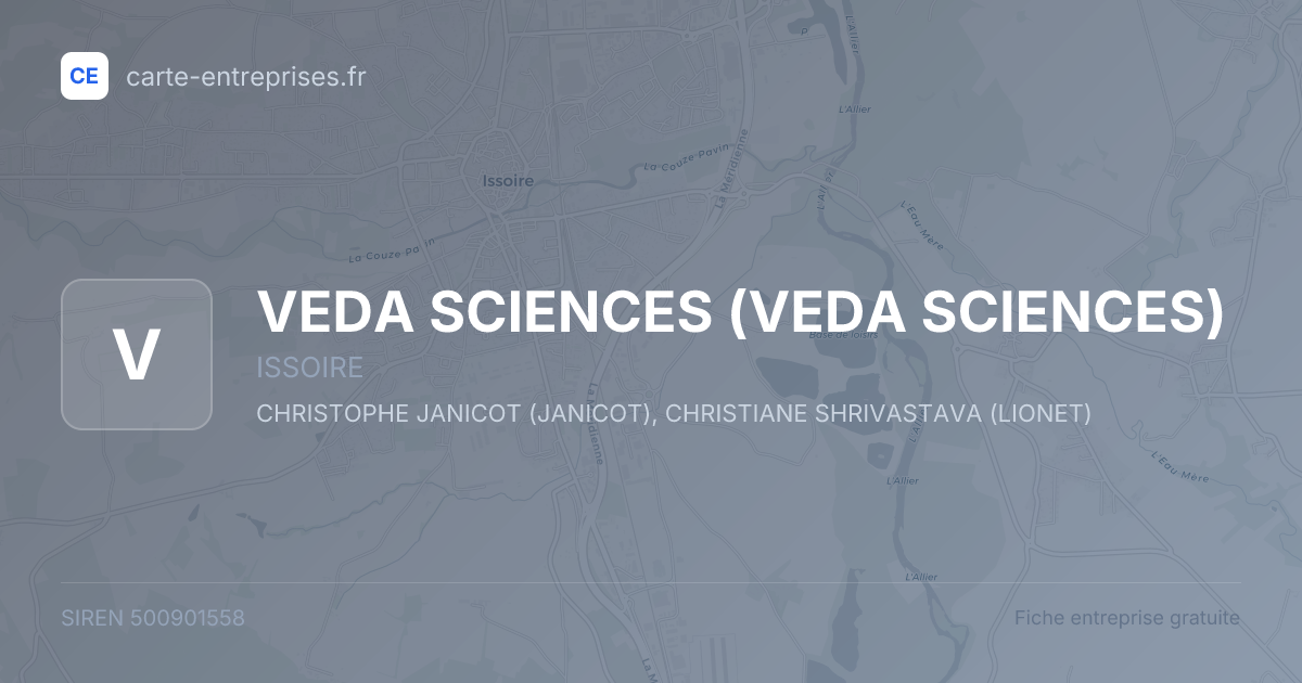 VEDA SCIENCES — 500901558 — fiche entreprise