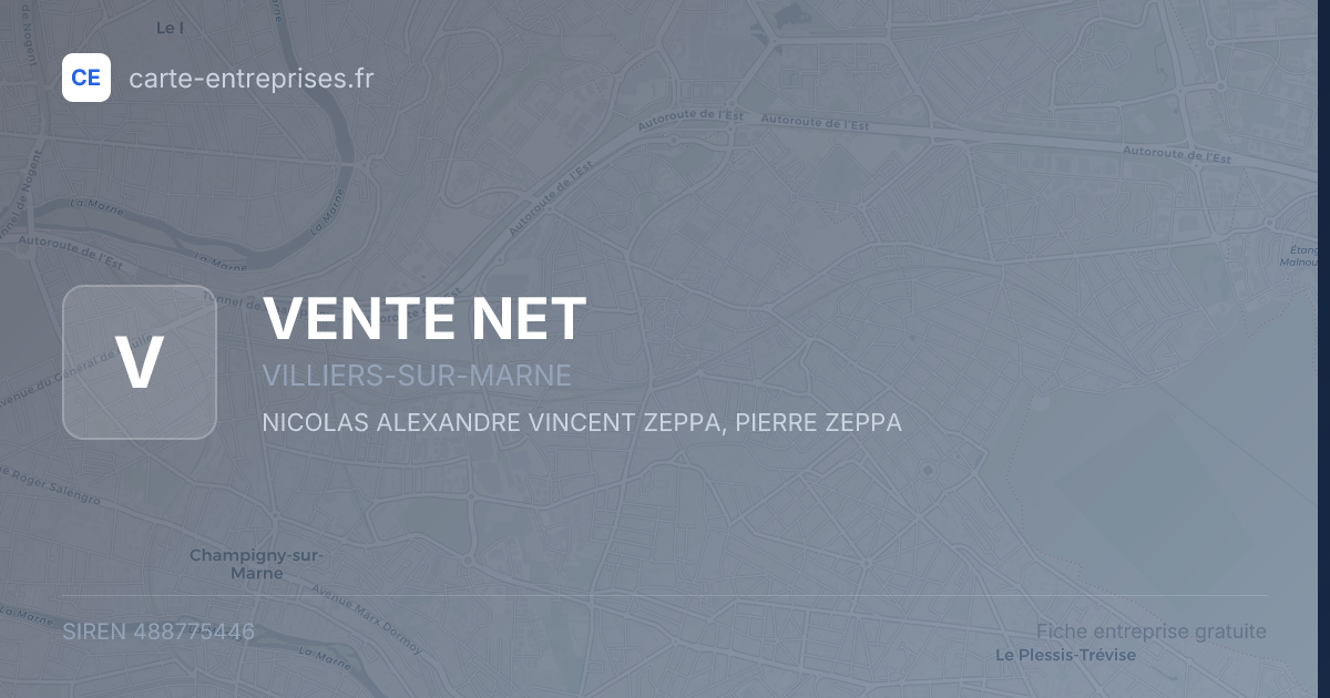 VENTE NET — 488775446 — fiche entreprise